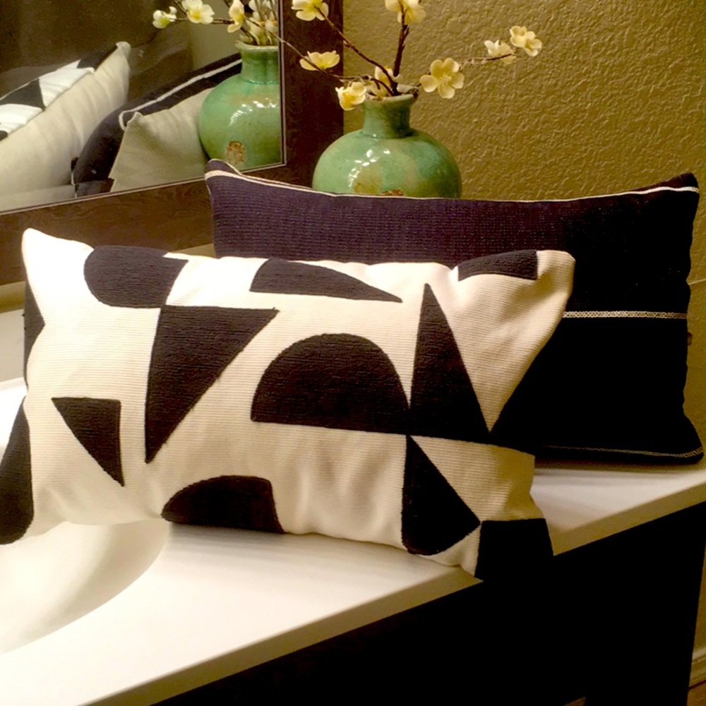 *RARE* MONIQUE LLUILLIER with WEST ELM PILLOW COVER